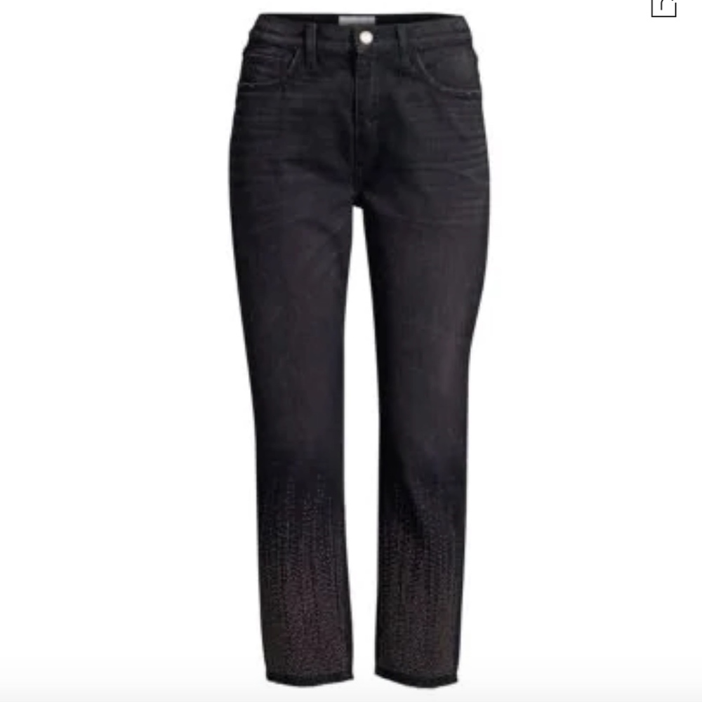 Current Elliot The Vintage Studded Crop Jeans